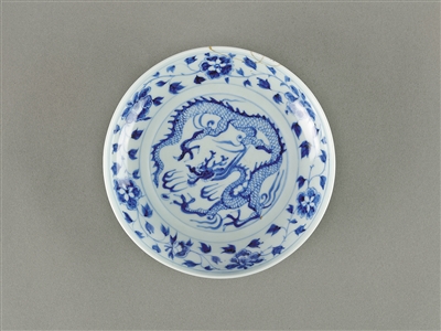 青花龙腾卷风云